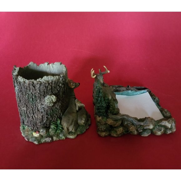 Reindeer Themed Pen and Note Holder Set - Picture 5 of 12